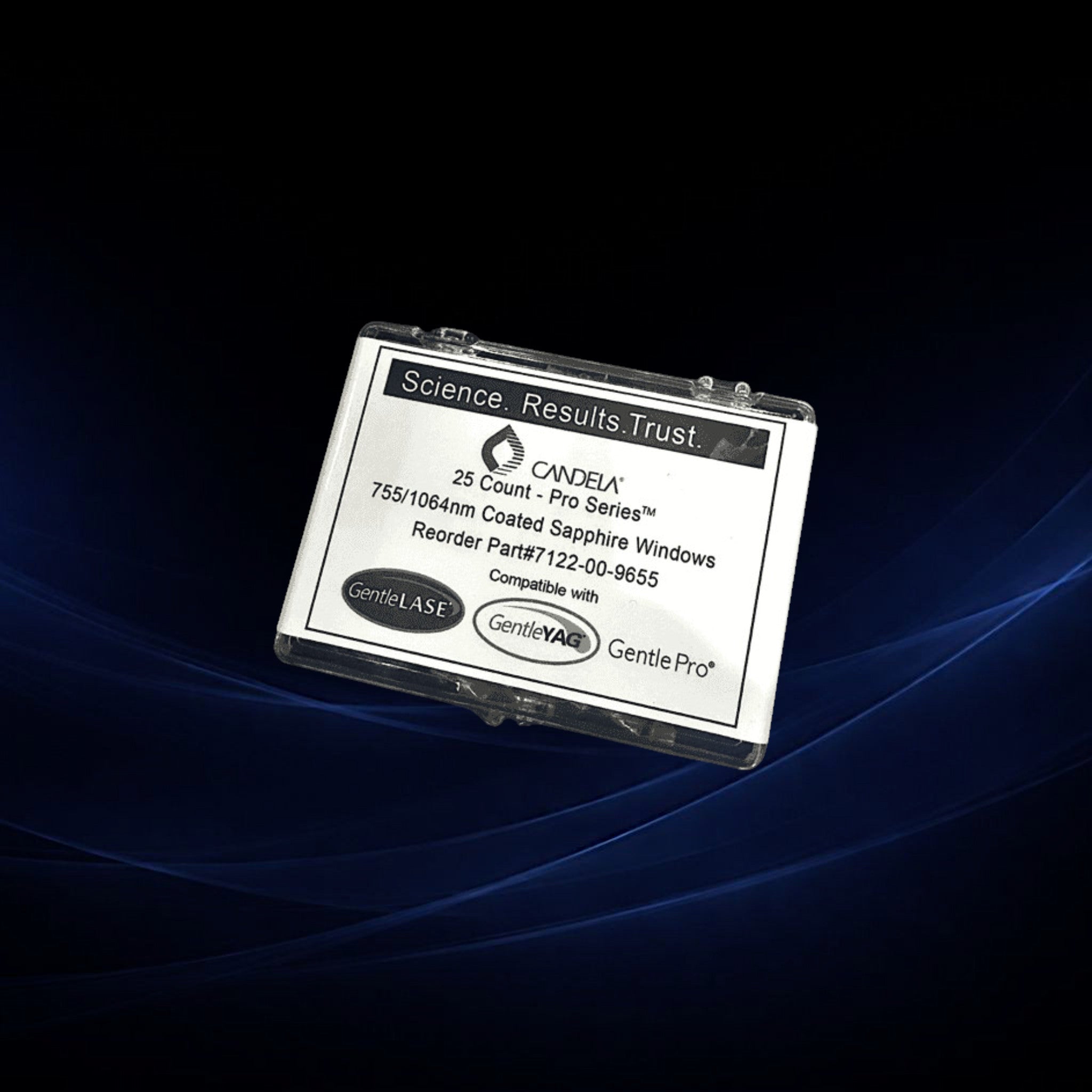 Candela GentleMax Pro Plus Sapphire Handpiece Window Lens – 25pcs