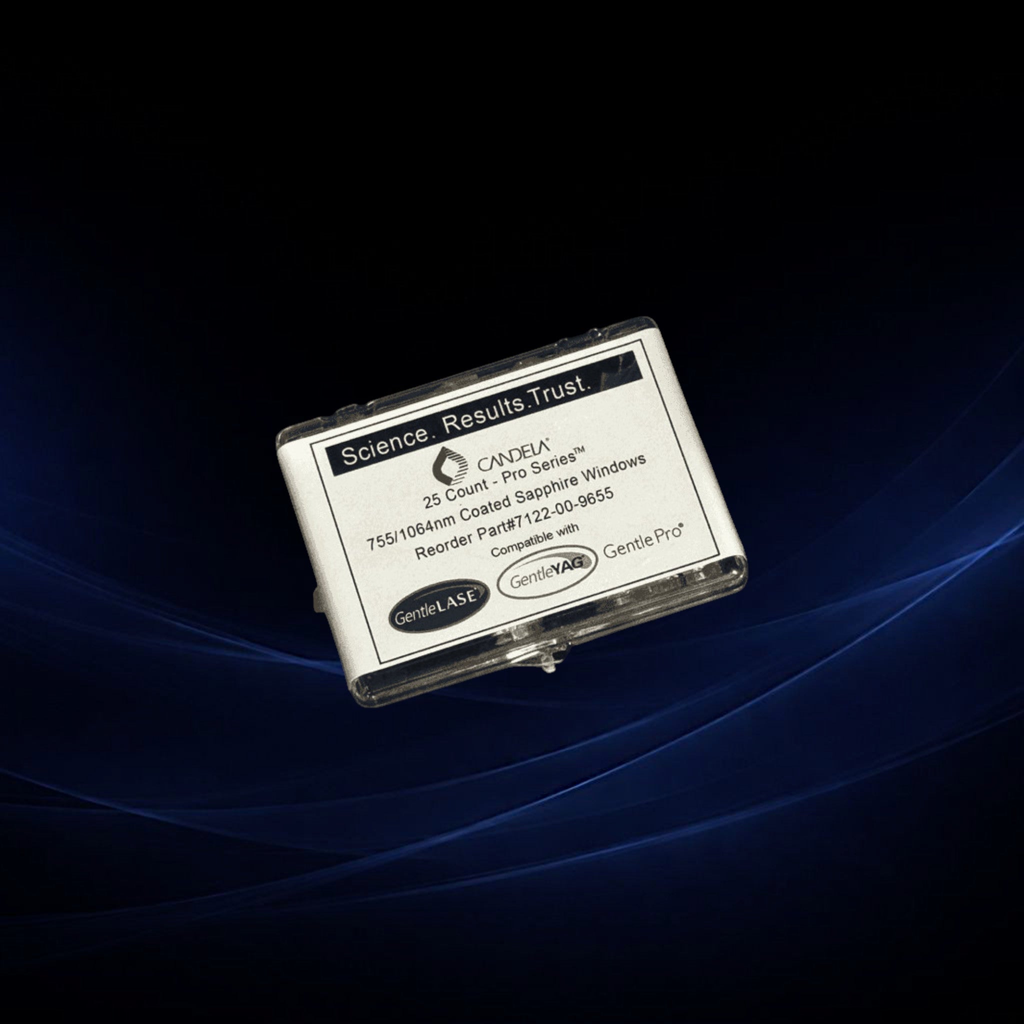 Candela GentleMax Pro Plus Sapphire Handpiece Window Lens – 25pcs